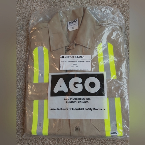 AGO Industries Other - AGO Industries High Visibility Reflective Safety Work Shirt